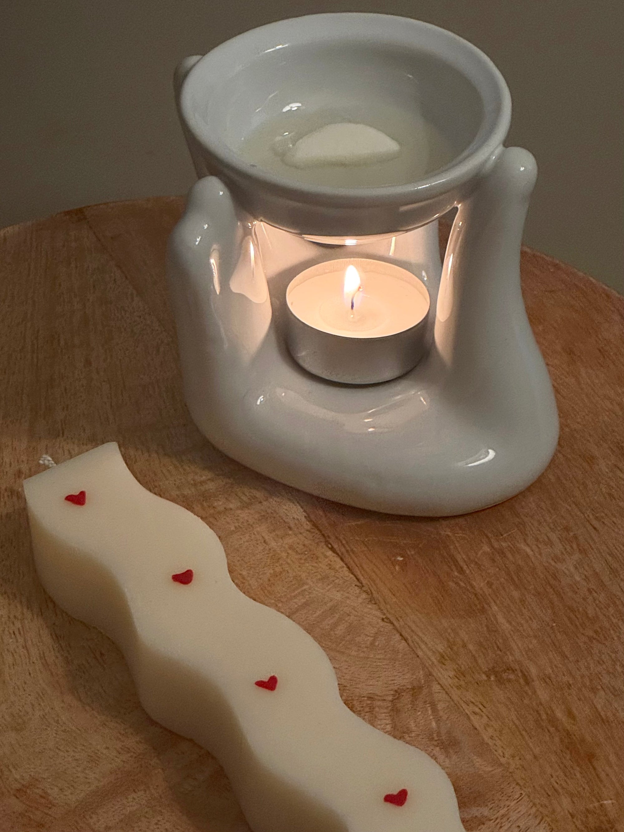Λαμπάδα Wax Melt - Red Hearts